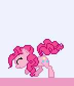 3509610__safe_pinkie+pie_earth+pony_pony_g4_animated_cute_desktop+ponies_diapinkes_eyes+closed_female_happy_jumping_loop_perfect+loop_pixel+art_raised+hoof_rais