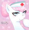 3428118__safe_artist-colon-miranda_17_derpibooru+import_nurse+redheart_earth+pony_pony_g4_cute_digital+art_doctor_duo_female_image_lineart_mare_my+litt