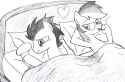 603688__safe_artist-colon-hyolark_rainbow+dash_soarin27_pegasus_pony_g4_aftersex_bed_cigarette_crying_duo_duo+male+and+female_female_lying+down_lying+on+bed_ma