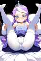 My Little Pony, Diamond Tiara (mlp), loli, lying on bed, legs spread, panties, s s-3846131771