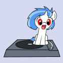 vinyl scratch record spin