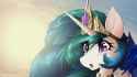 688131__safe_solo_princess+celestia_blushing_open+mouth_beach_cropped_explicit+source_artist-colon-mirapony