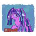 3542042__safe_artist-colon-boxwari_aria+blaze_earth+pony_pony_g4_equestria+girls+ponified_female_high+res_looking+at+you_mare_ponified_signature_solo