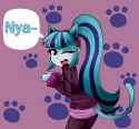 1106326__safe_solo_equestria+girls_sonata+dusk_cat_tail_behaving+like+a+cat_cat+ears_artist-colon-nekojackun_nya