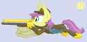 841081__safe_artist-colon-equestria-dash-prevails_oc_oc+only_oc-colon-sun+sun_bat+pony_pony_aiming_armor_bodysuit_gun_ponies+with+guns_prone_rifle_sandbags_sim