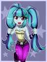 1216328__safe_solo_clothes_equestria+girls_cute_open+mouth_sonata+dusk_aria+blaze_raised+leg_pants