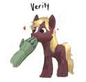 Verity petting