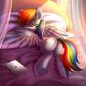 2589814__safe_alternate+version_artist-colon-atlas-dash-66_rainbow+dash_pegasus_pony_g4_absurd+resolution_adorasexy_bed_bedroom_butt_clothes_cute_dashabetes_day