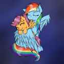 Scootaloo Dash wing preening