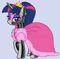 2936284__safe_alternate+version_artist-colon-severity-dash-gray_twilight+sparkle_alicorn_pony_g4_alternate+hairstyle_blushing_choker_clothes_coat_crown_dress_ea