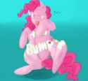 659435__source+needed_safe_artist-colon-dolly_artist-colon-twizzle_pinkie+pie_earth+pony_pony_g4_belly_bipedal_body+writing_colored_female_foodplay_frosting_me