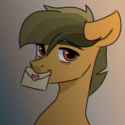 3548192__safe_artist-colon-victoria_nik_artist-colon-vn_oc_oc+only_earth+pony_pony_heart_letter_looking+at+something_male_solo_stallion