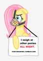 279342__safe_fluttershy_pegasus_pony_g4_blushing_female_muzzle_parody_pony+shaming_shaming_sign_solo