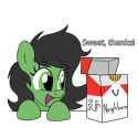 3549235__safe_artist-colon-unitxxvii_oc_oc+only_oc-colon-filly+anon_earth+pony_pony_bust_cigarette_dialogue_female_filly_foal_open+mouth_open+smile_simple+backg