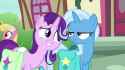 1650827__safe_derpibooru+import_screencap_lily_lily+valley_starlight+glimmer_trixie_pony_unicorn_student+counsel_bag_cute_female_glimmerbetes_looking+a