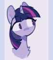 3549434__safe_artist-colon-unclechai_twilight+sparkle_pony_g4_animated_female_floppy+ears_gif_mare_meme_silly+face_simple+background_solo_tongue+out