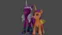 3066088__safe_sunny+starscout_female_pony_mare_simple+background_smiling_alicorn_open+mouth_wings_duo_horn_3d_magic_g5_duo+female_spoiler-colon-g5_op