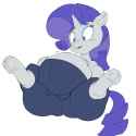 rarity preg booty comm flat wip alt 4