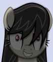 405733__dead+source_safe_artist-colon-radiationalpha_octavia+melody_earth+pony_pony_g4_absurd+resolution_bust_evil_female_insanity_looking+at+you_simple+backgr