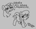 6494782__suggestive_silver+spoon_twilight+sparkle_earth+pony_pony_unicorn_aggie-dot-io_female_filly_glasses_looking+back_lowres_mare_monochrome_nervous_open+mou