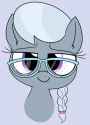 6450380__safe_artist-colon-wafflecakes_silver+spoon_female_filly_glasses_mare_simple+background_smiling_transparent+background