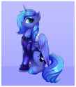 2615082__safe_artist-colon-ravensunart_princessluna_alicorn_pony_clothes_hoodie_s1luna_sitting_solo
