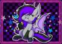 3571810__safe_artist-colon-sweetpea-dash-and-dash-friends_oc_oc+only_oc-colon-wires+crossed_bat+pony_55_banana_bat+pony+oc_bat+wings_checkered+background_ear+fl