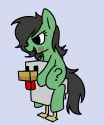 AnonFillyRidingChicken_GettinSweaty