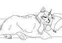 Opaline&#039;s peaceful slumber doodle