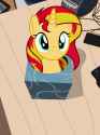 1162192__safe_artist-colon-badumsquish_derpibooru+exclusive_sunset+shimmer_pony_unicorn_g4_badumsquish+is+trying+to+murder+us_behaving+like+a+rabbit_box_cute_fe
