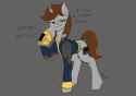 3346783__safe_artist-colon-mekblue_oc_oc+only_oc-colon-littlepip_unicorn_fallout+equestria_clothes_female_high+res_horn_jumpsuit_looking+at+you_mare_pimp-dash-b