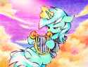 lyra water color