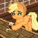 950625__dead+source_safe_artist-colon-keeponhatin_applejack_earth+pony_pony_g4_alcohol_animated_applejack27s+hat_bar_cider_cowboy+hat_drinking_female_gif_gif+f