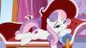 3319559__safe_artist-colon-lunaticdawn_sweetie+belle_pony_unicorn_g4_adorasexy_bedroom+eyes_behaving+like+rarity_blushing_carousel+boutique_couch_cute_fainting+ (2)