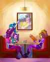 1302727__safe_artist-colon-shichiro_adagio+dazzle_aria+blaze_sonata+dusk_equestria+girls_g4_my+little+pony+equestria+girls-colon-+rainbow+rocks_booth_clothes_co