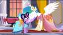 685248__safe_derpibooru+import_screencap_princess+celestia_twilight+sparkle_twilight+sparkle+(alicorn)_alicorn_pony_make+new+friends+but+keep+disco
