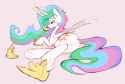 1849268__safe_alternate+version_artist-colon-iuth_princess+celestia_alicorn_pony_g4_butt_dock_explicit+source_featureless+crotch_female_food_frog+28hoof29_glowi