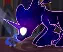 Tantabus the big blue alicorn