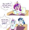 3527990__safe_artist-colon-sekuponi_princess+cadance_princess+flurry+heart_shining+armor_alicorn_pony_unicorn_g4_-colon-3_angry_baby_baby+flurry+heart_baby+pony