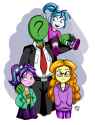 979056__safe_artist-colon-ponut_joe_adagio+dazzle_aria+blaze_sonata+dusk_oc_oc-colon-anon_human_equestria+girls_g4_adoragio_adorkable_ariabetes_clothes_cute_de