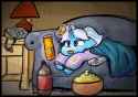 3530236__safe_artist-colon-zutcha_gameloft_trixie_pony_unicorn_g4_my+little+pony-colon-+magic+princess_alternate+hairstyle_babysitter+trixie_blanket_bottle_chip