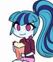 1096816__safe_artist-colon-rileyav_sonata+dusk_human_equestria+girls_g4_-colon-t_animated_blinking_blushing_colored_cute_dis+gon+b+gud_eating_eye+clipping+throu