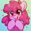 818603-1323766046-score_9, score_8_up, score_7_up, solo, high resolution, feral, (pony), (berry punch), happy, hearts, mare, female, g4, looking a