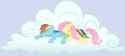 Fluttershy Dash Sleep Butt Pillow