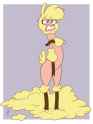 3601736__safe_artist-colon-duragan_paprika+tfh_alpaca_them27s+fightin27+herds_accident_accidental+exposure_blushing_community+related_covering_embarrassed_fluff