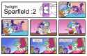 1419503__safe_artist-colon-docwario_princess+celestia_twilight+sparkle_alicorn_pony_absurd+resolution_bed_behaving+like+a+cat_cake_comic_crossover_female_food_g