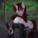 3479593__safe_artist-colon-azusadrawz_derpibooru+import_oc_oc-colon-blackjack_unofficial+characters+only_cyborg_pony_unicorn_fallout+equestria_fallout+