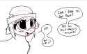 2538599__safe_artist-colon-anonymous_derpibooru+import_oc_unofficial+characters+only_pony_taiga+pony_-fwslash-mlp-fwslash-_black+and+white_chest+fluff_