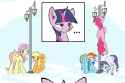 2787873__safe_artist-colon-manicpanda_applejack_fluttershy_pinkie+pie_rainbow+dash_rarity_twilight+sparkle_earth+pony_pegasus_pony_unicorn_-dot--dot--dot-_adork