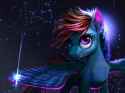 2522302__safe_rainbow+dash_solo_female_pony_mare_pegasus_wings_spread+wings_chest+fluff_ear+fluff_alternate+hairstyle_cheek+fluff_artist-colon-banani